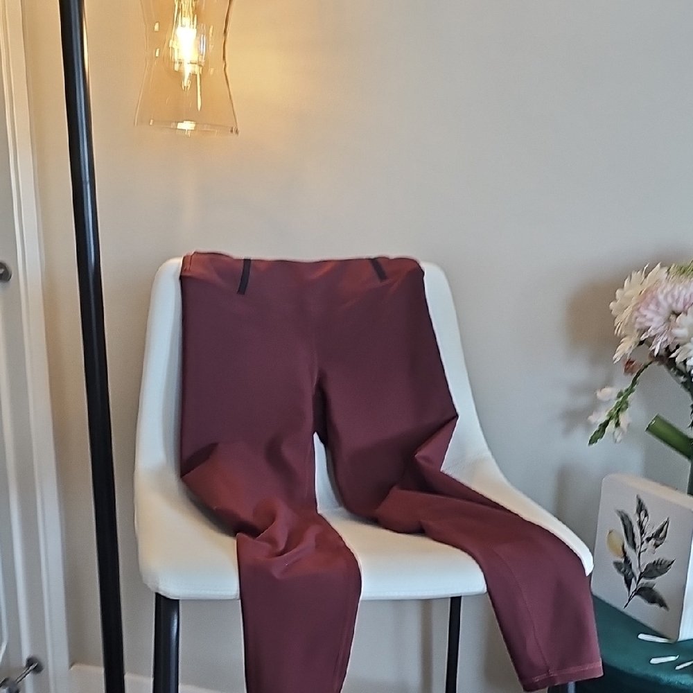 Burgundy Women's Leggings